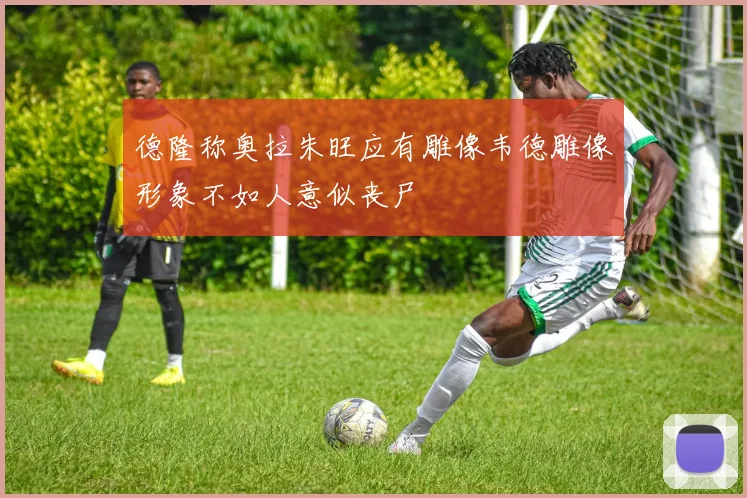 德隆称奥拉朱旺应有雕像韦德雕像形象不如人意似丧尸